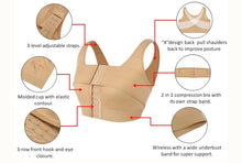 Load image into Gallery viewer, Post Surgical Posture Corrector Bra
